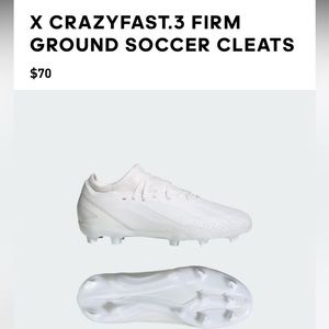 Kids Adidas barely used Soccer Cleats